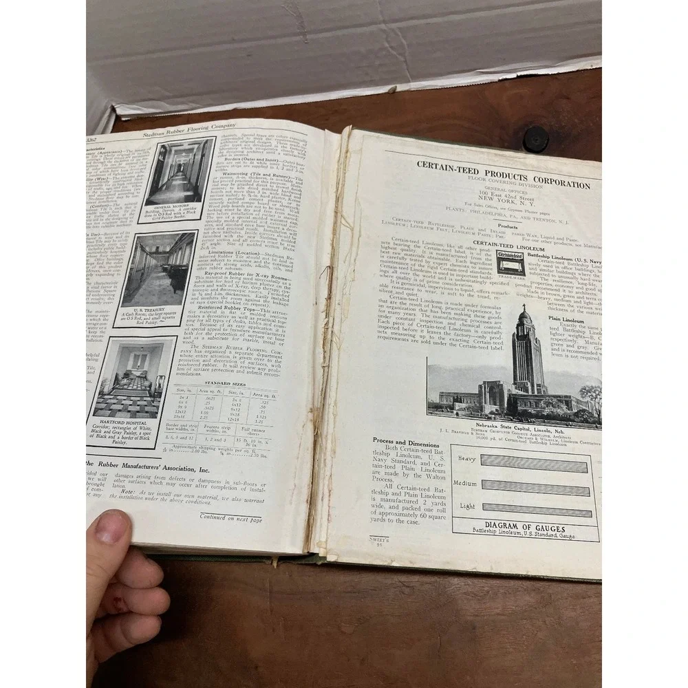 Sweet's Architectural Catalogues Vol B 1931 F.W. Dodge Vintage Building